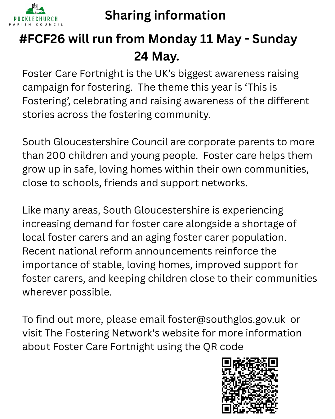 Information on carers fortnight