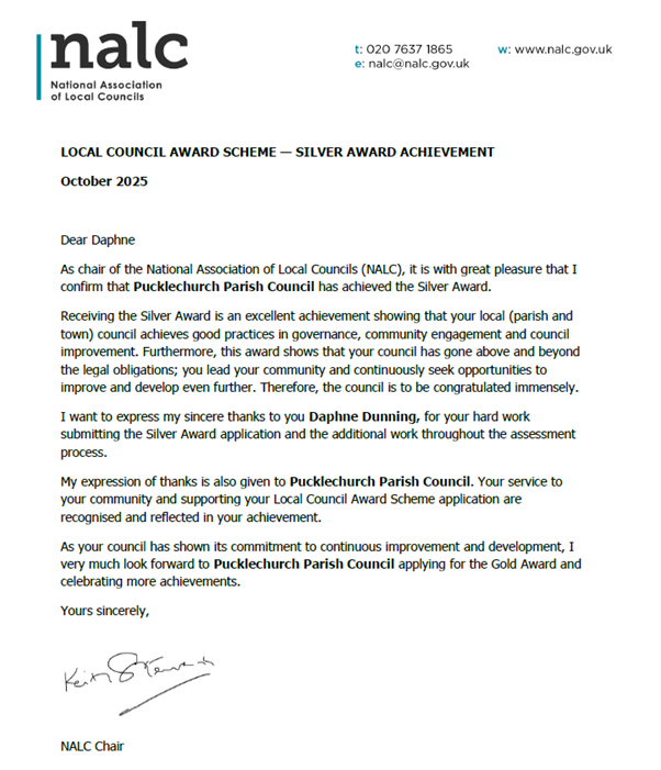 Award letter