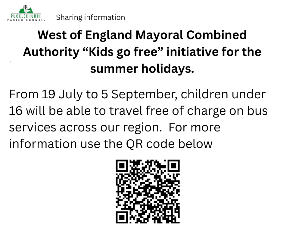 Free bus travel for kids 19th July - 5th September