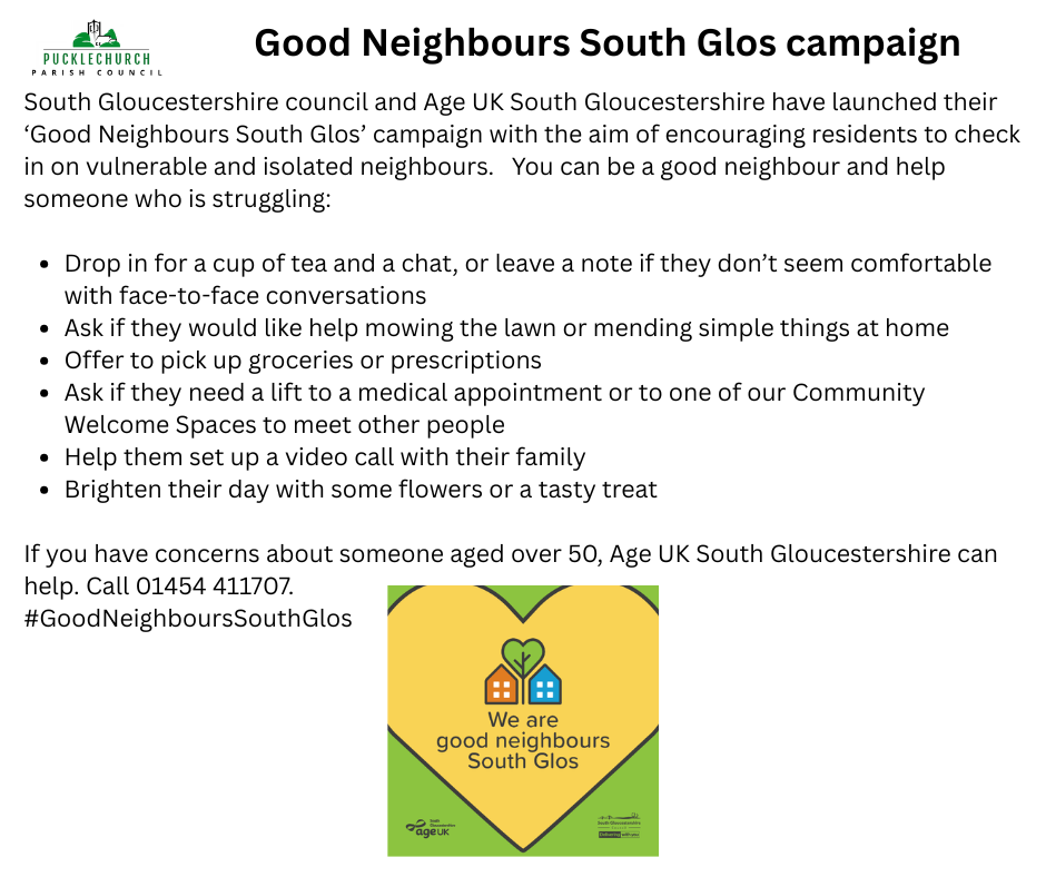 Information on good neighbours scheme