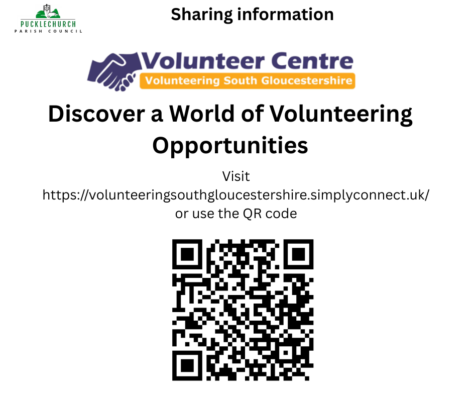 Information on volunteering opportunities 